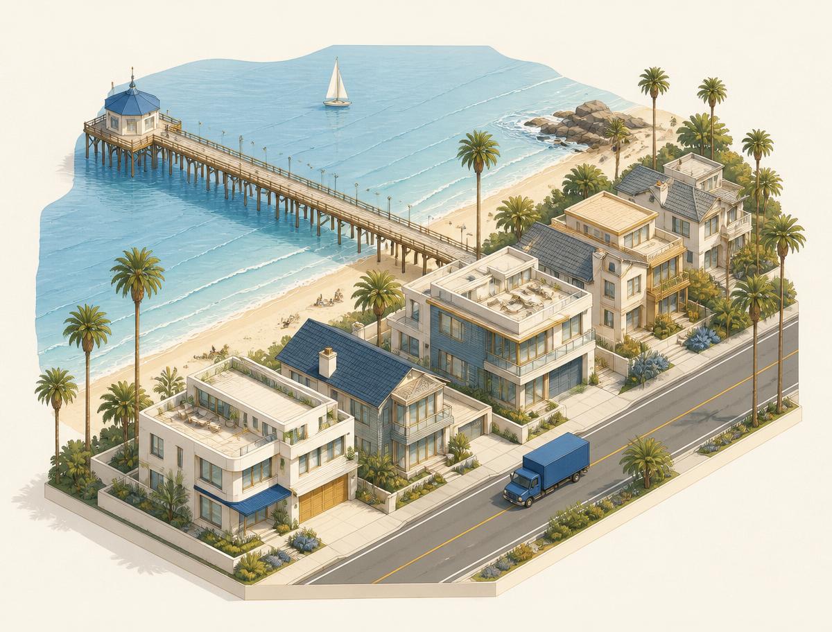 Orange County moving illustration